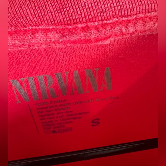 Nirvana Long Sleeve Shirt Size S - Picture 2 of 3